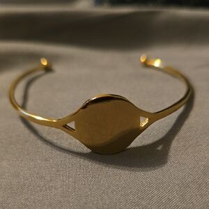 Plunder Gold Open Cuff Bracelet